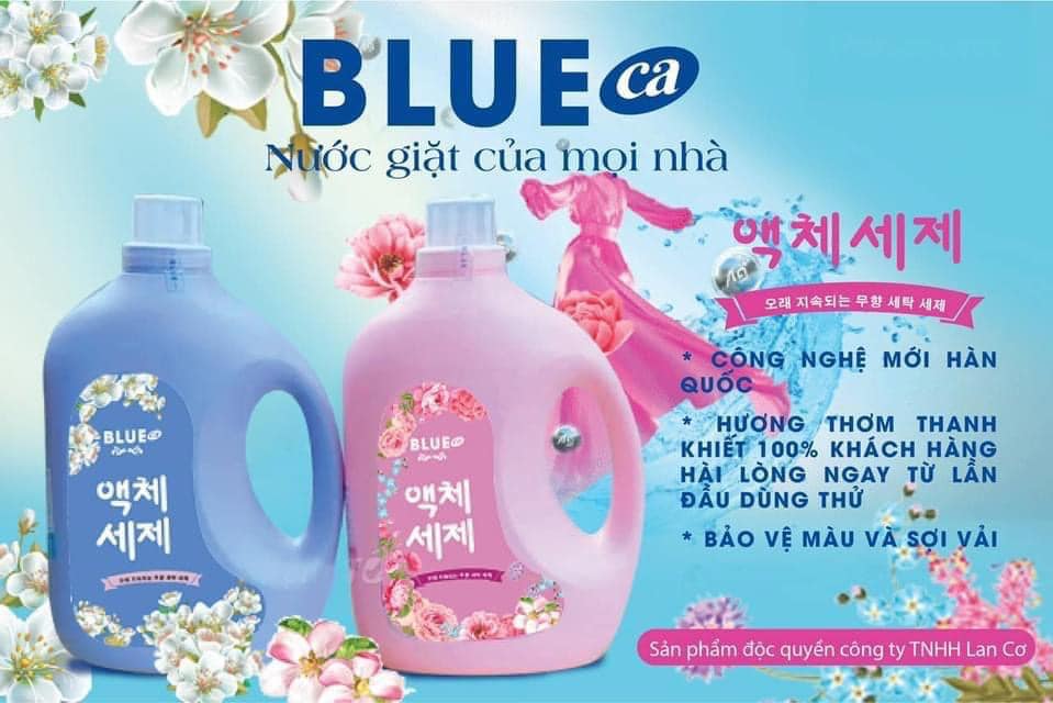 COMBO 2 CAN NƯỚC GIẶT BLUE HÀN QUỐC - Can 2 Lít