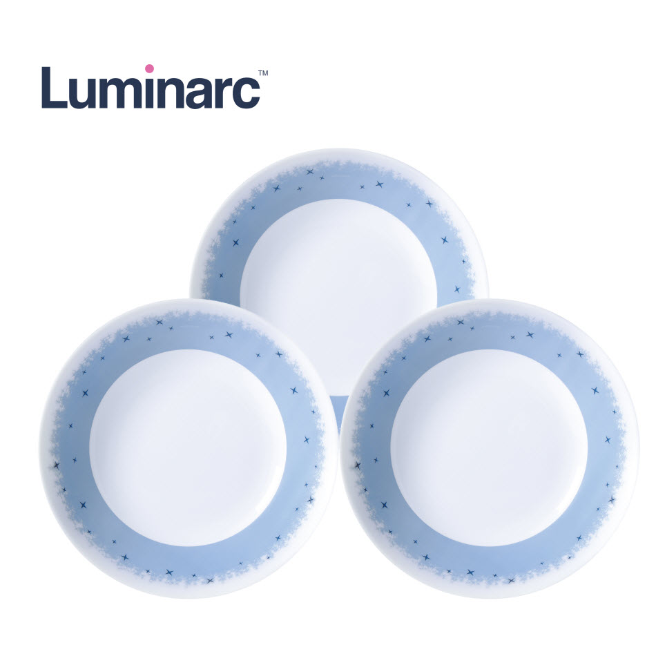 Bộ 3 Đĩa Sâu TT Luminarc Diwali Starry Night 20cm