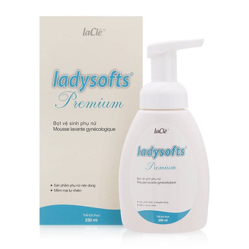 Bọt vệ sinh phụ nữ Ladysoft premium 250ml-Tạo bọt tức thì