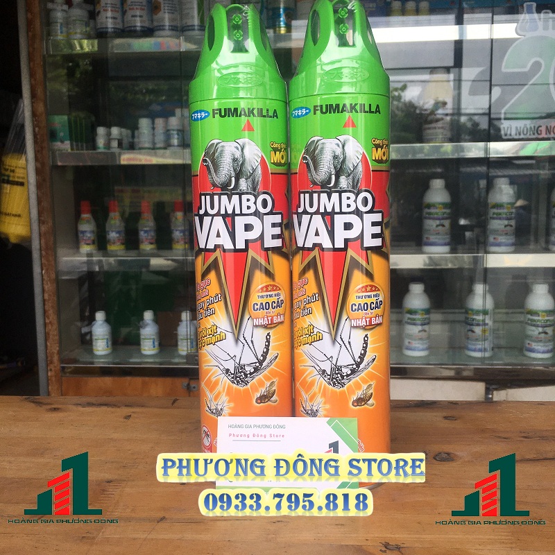 Bình xịt muỗi  jumbo - Chai 600ml