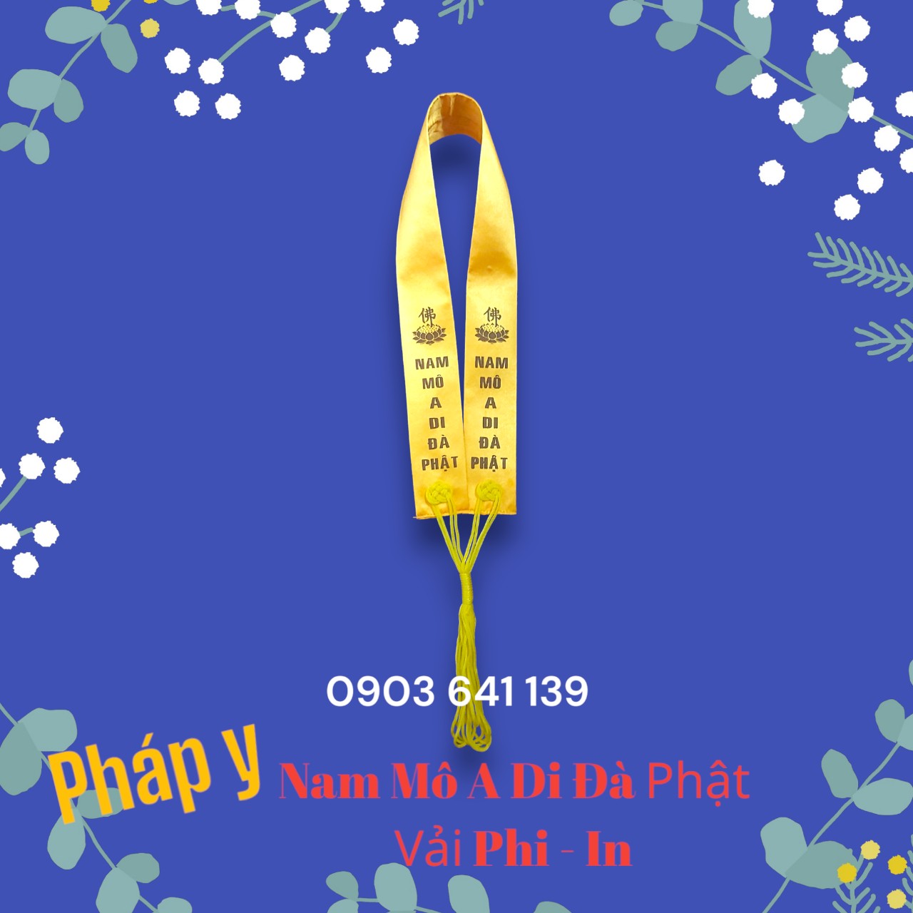 [HCM]Pháp y Nam mô A Di Đà Phật ( Phi vàng )
