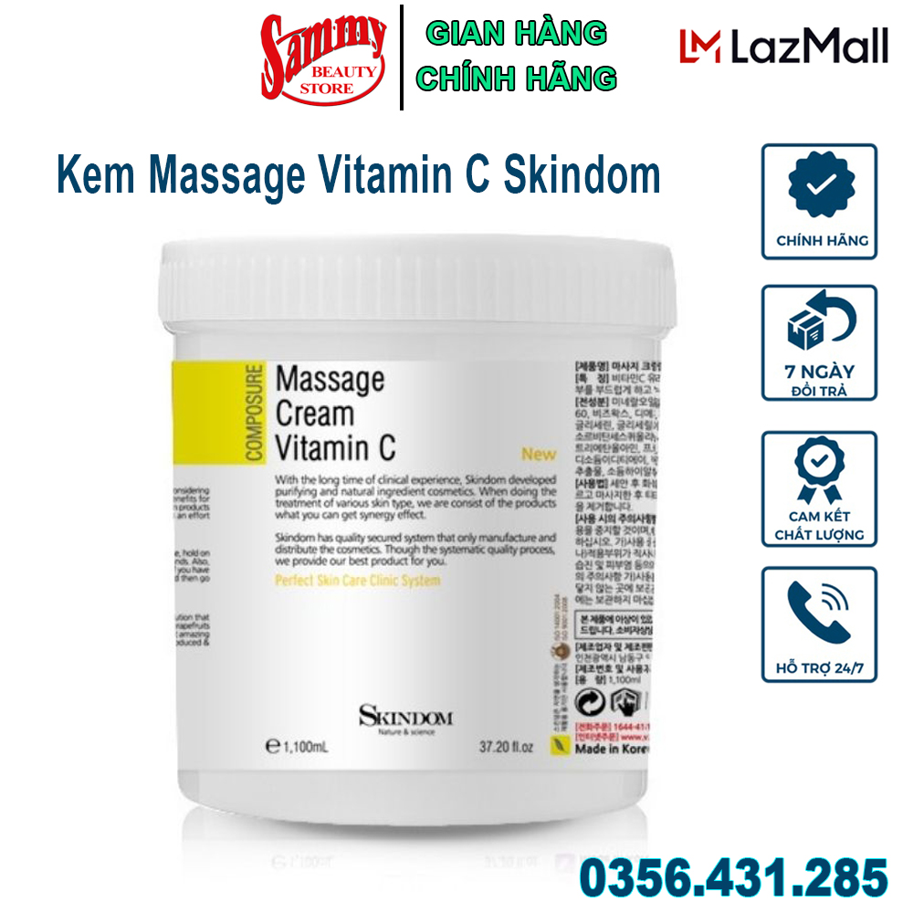 Kem massage vitamin C skindom
