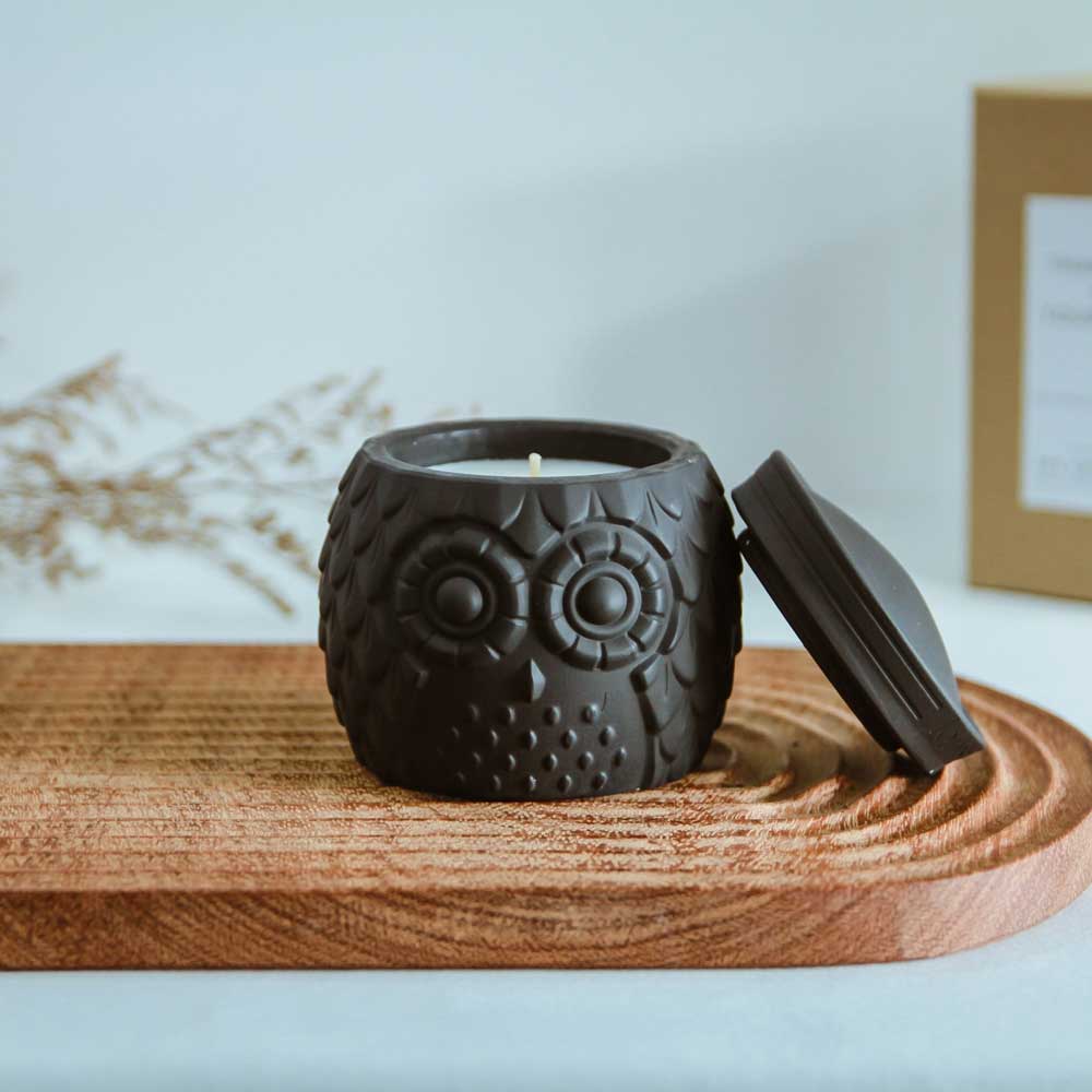 Nến Thơm Tinh Dầu Handmade IGNIS Bamboo & Green Tea (Bột Tre, Trà Xanh)