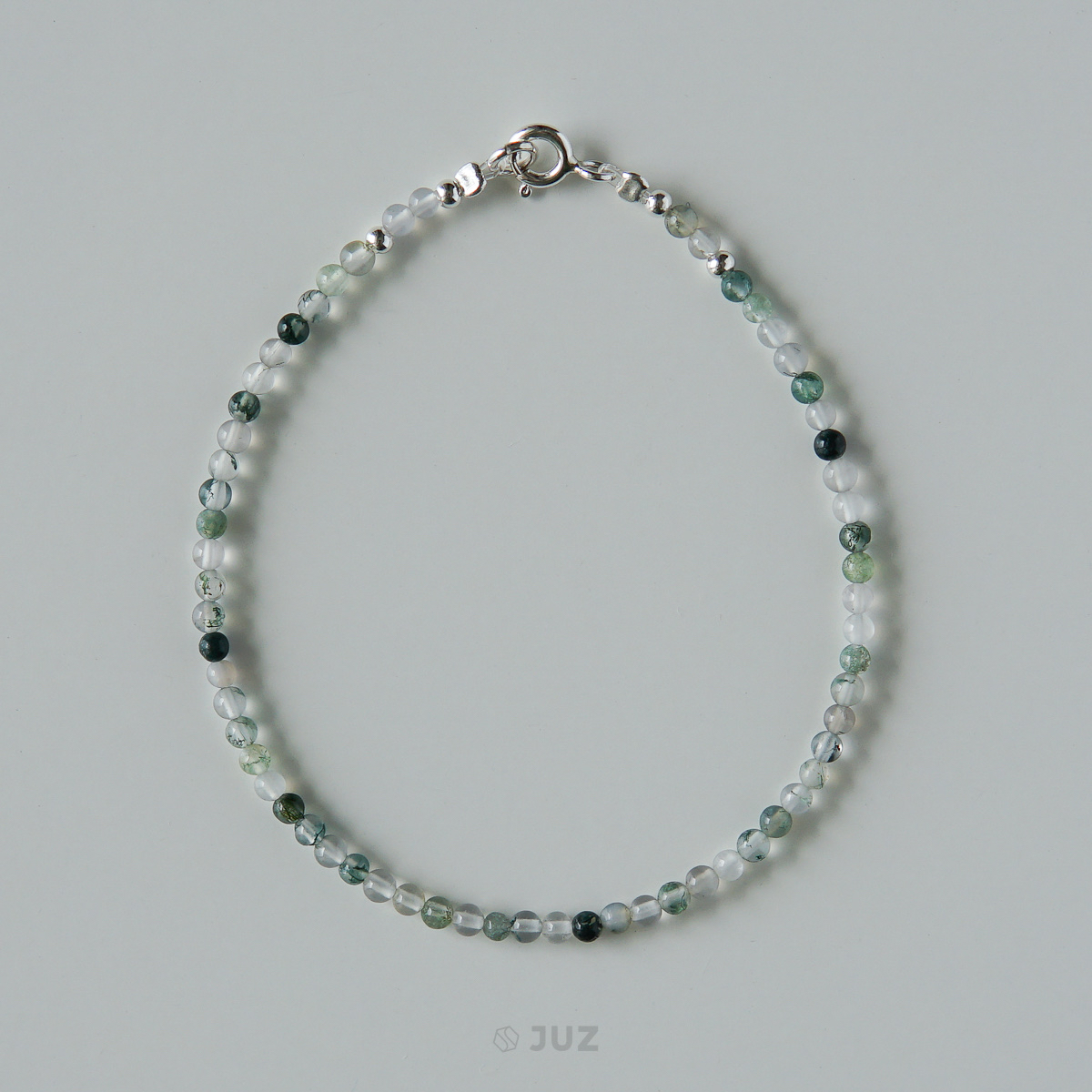 Vòng tay Moss agate 2.4mm