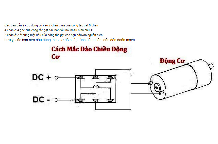 Công Tắc Gạt 6 Chân 3 vị trí  20A