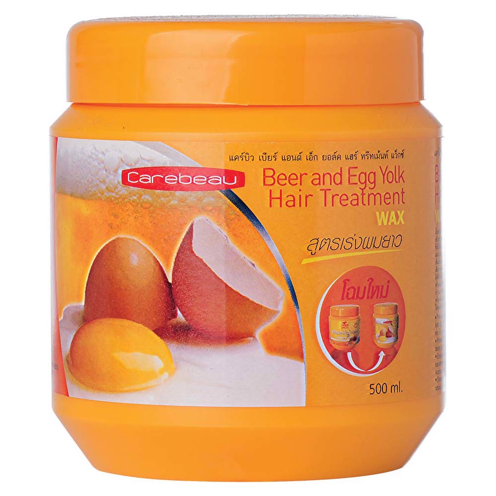 Kem ủ tóc CAREBEAU trứng bia 500ml