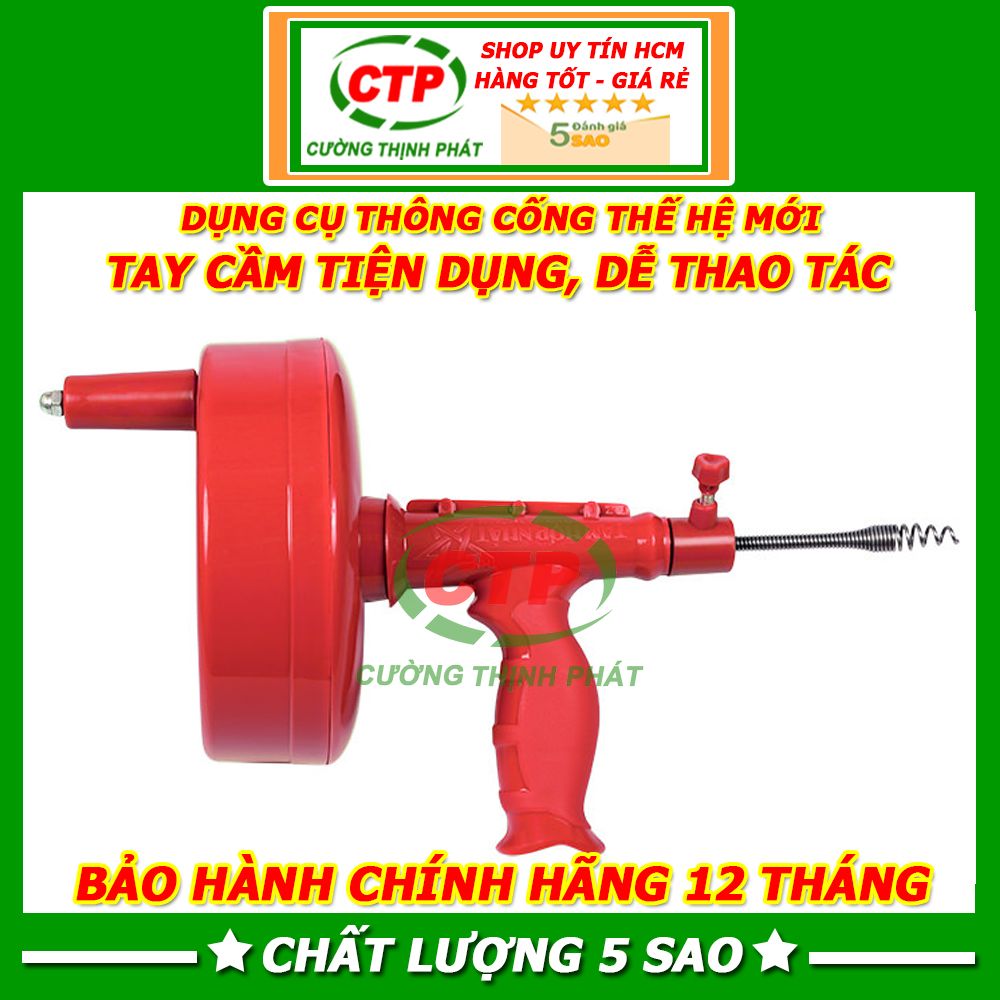 [HCM]Dụng Cụ Thông Ống Thoát Nước Chuyên Nghiệp Có Tay Cầm Với Dây Lò Xo 5m Bửu Nghệ Thành Tiết Kiệm Nhiều Thời Gian Và Sức Lực Có Thể Thông Rất Nhiều Loại Lavabo Ống Cống Nhỏ Phòng Tắm...