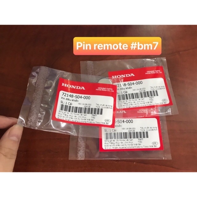 Pin remote các dòng xe smartkey honda thegioiykhoa