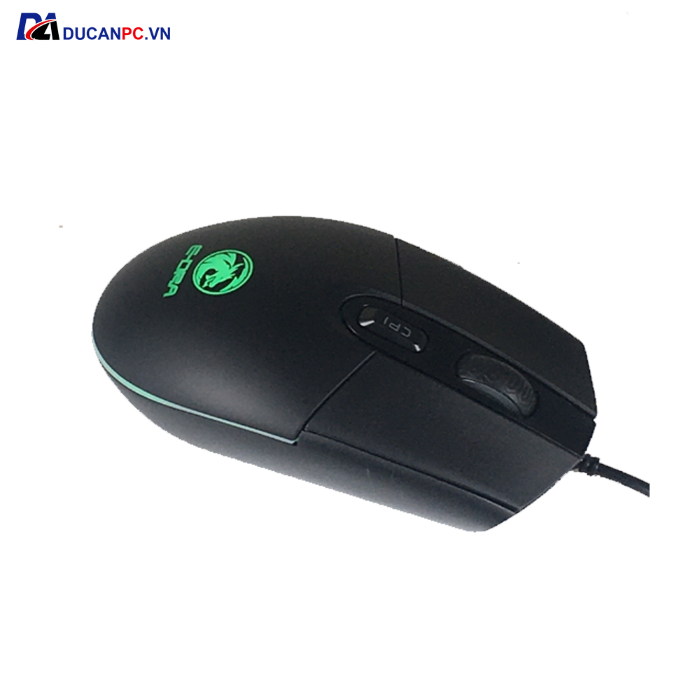Chuột chơi game E-DRA EM6102 Led RGB - Black