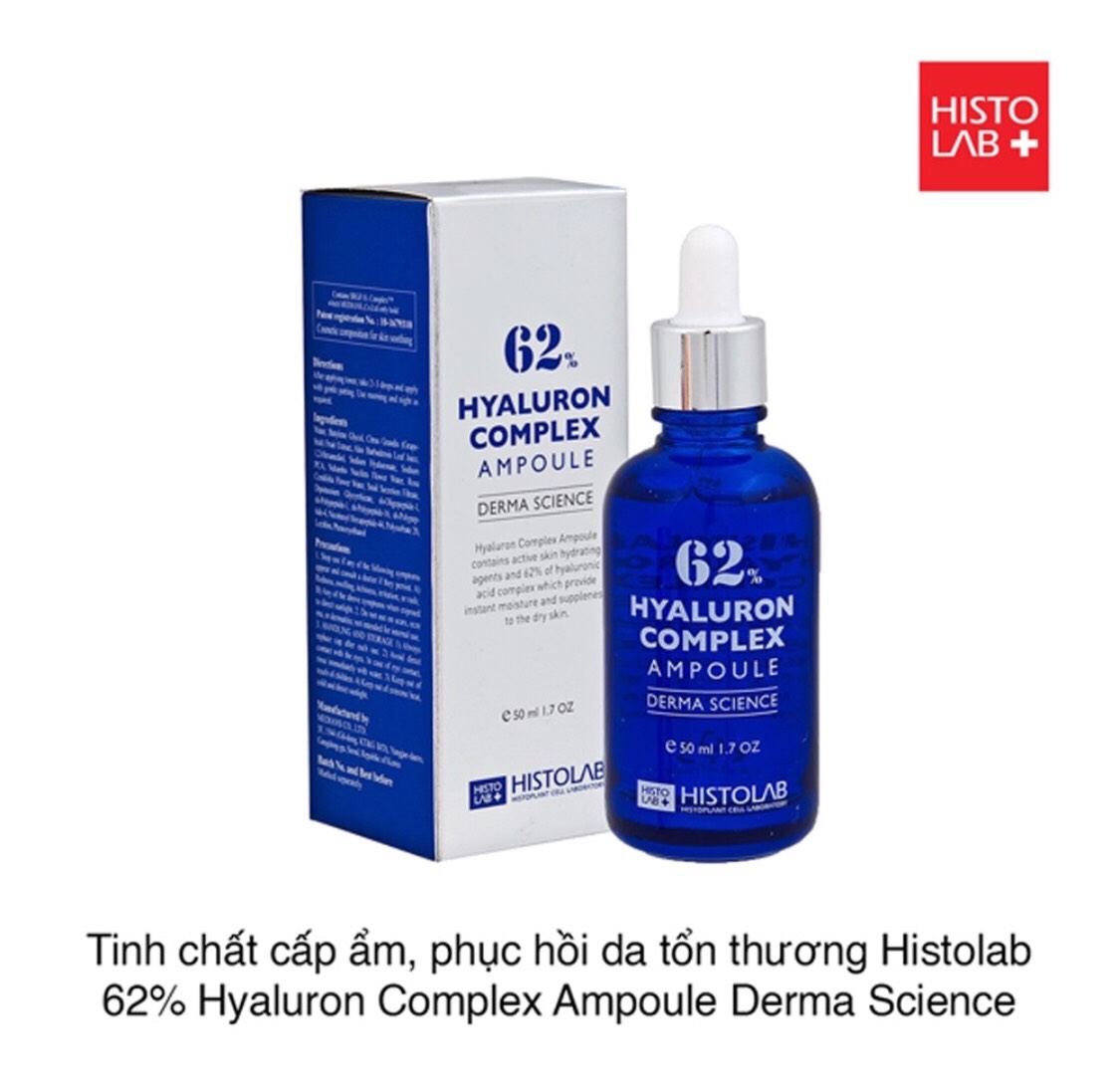 Serum cấp ẩm Histolab 62% Hyaluron 50ml