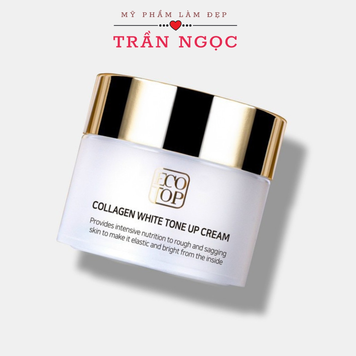 Kem dưỡng trắng da nâng tone tức thì ecotop hàn quốc 50ml
