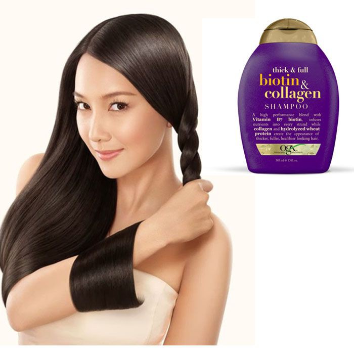 CẶP DẦU GỘI XẢ BIOTIN COLLAGEN OGX 355ml