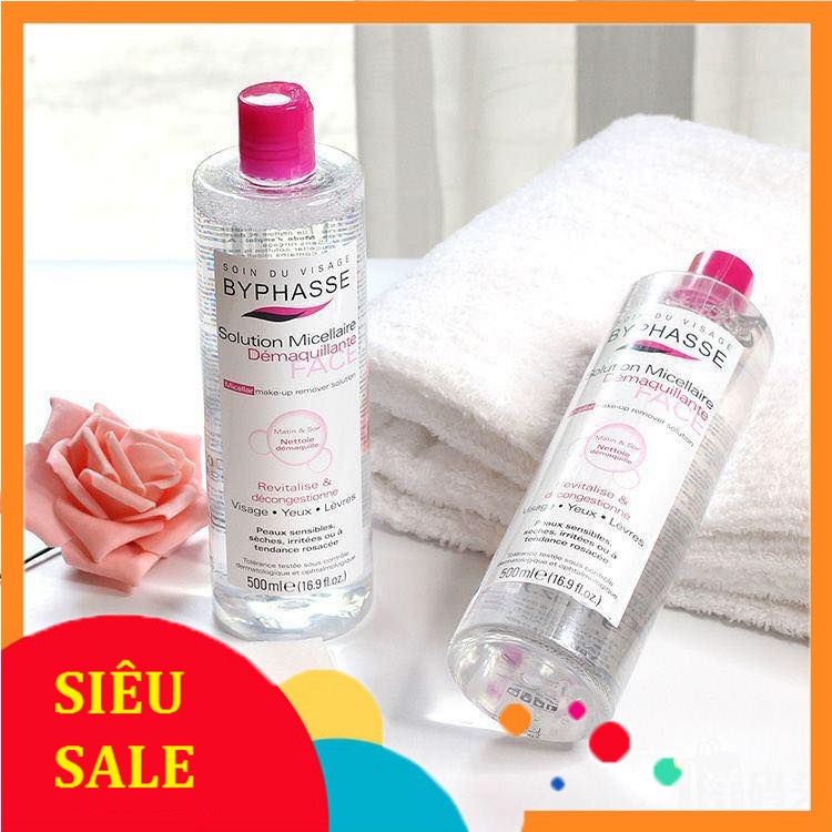 Nước Tẩy Trang BYPHASSE Cho Mọi Loại Da 500ml