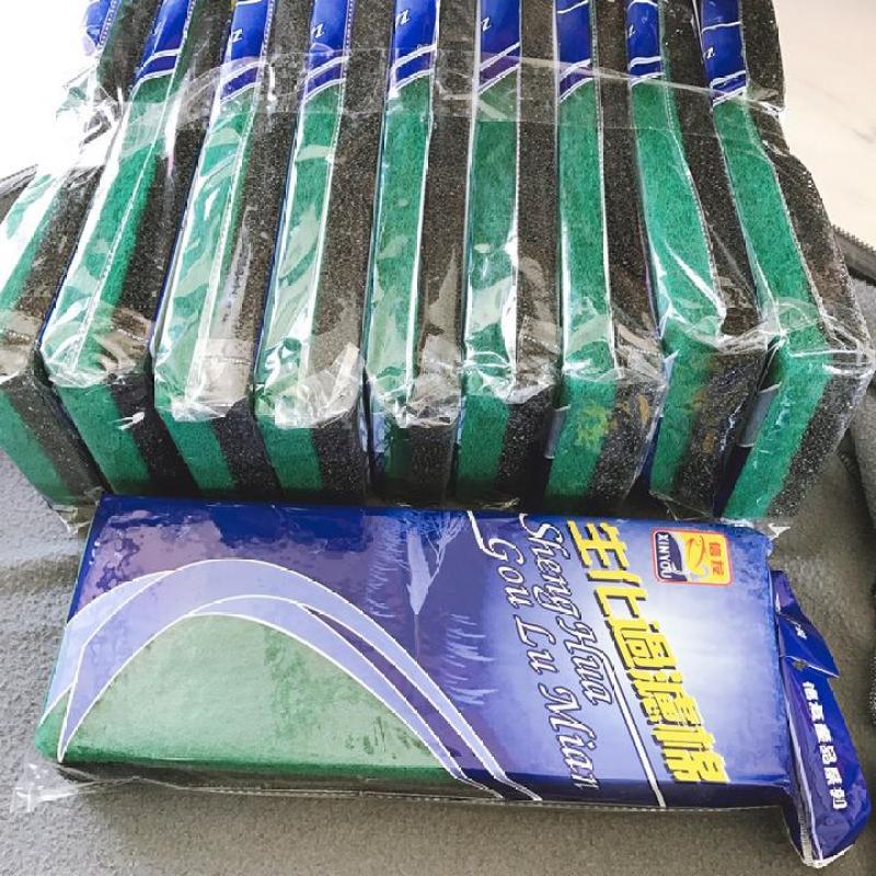 5 Bịt Bông Lọc Hồ Cá, Bể Cá Cảnh 2 Lớp xanh Đen Loại Tốt, Có Thể Giặt Và Sử Dụng Nhiều Lần