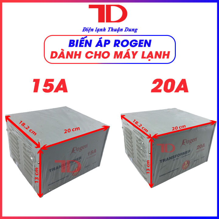 Biến áp ROGER dành cho máy lạnh 15A & 20A - Điện Lạnh Thuận Dung