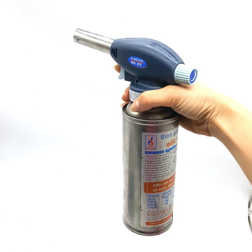 Đầu khò gas mini có mồi lửa sử dụng cho bình gas mini
