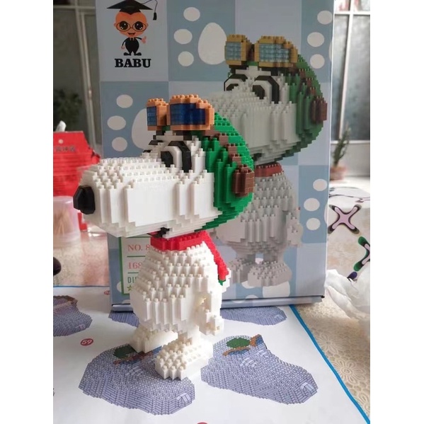 Mô Hình Lắp Ráp Lego Snoopy size to