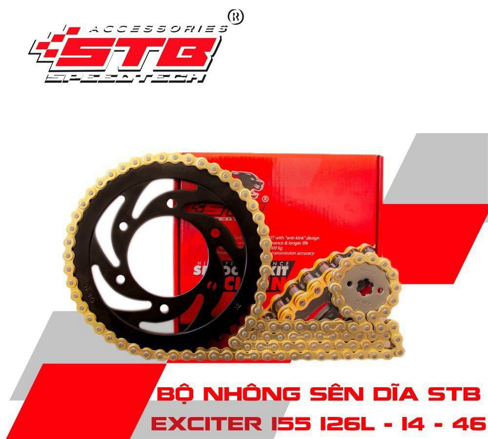 Bộ nhông sênh đĩa STB 9ly các dòng xe