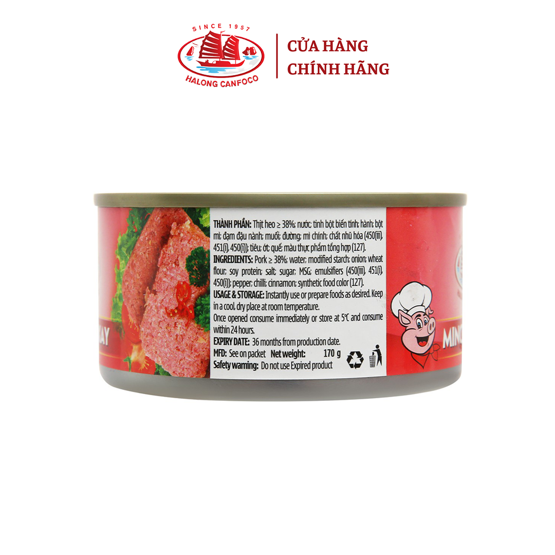 Thịt Lợn Xay 170G - Đồ Hộp Hạ Long