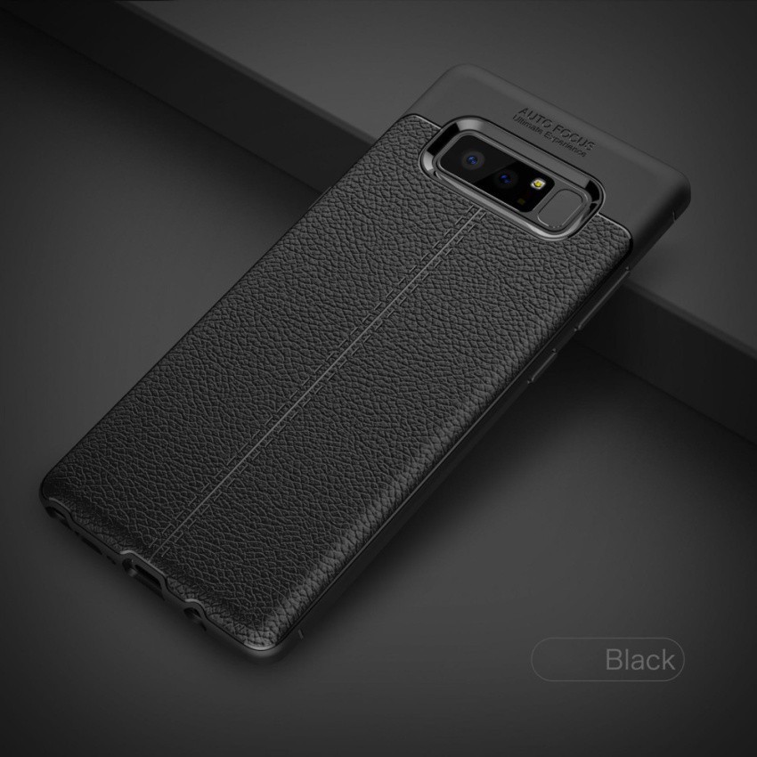 Ốp Lưng Silicon Vân Da Auto Focus Cho Samsung Galaxy Note 8. Ốp Lưng Samsung Note 8. Phụ Kiện PT