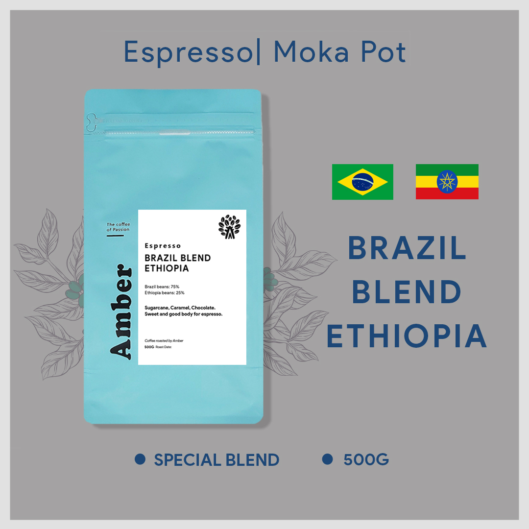 Cà Phê pha máy Espresso Brazil Blend Ethiopia