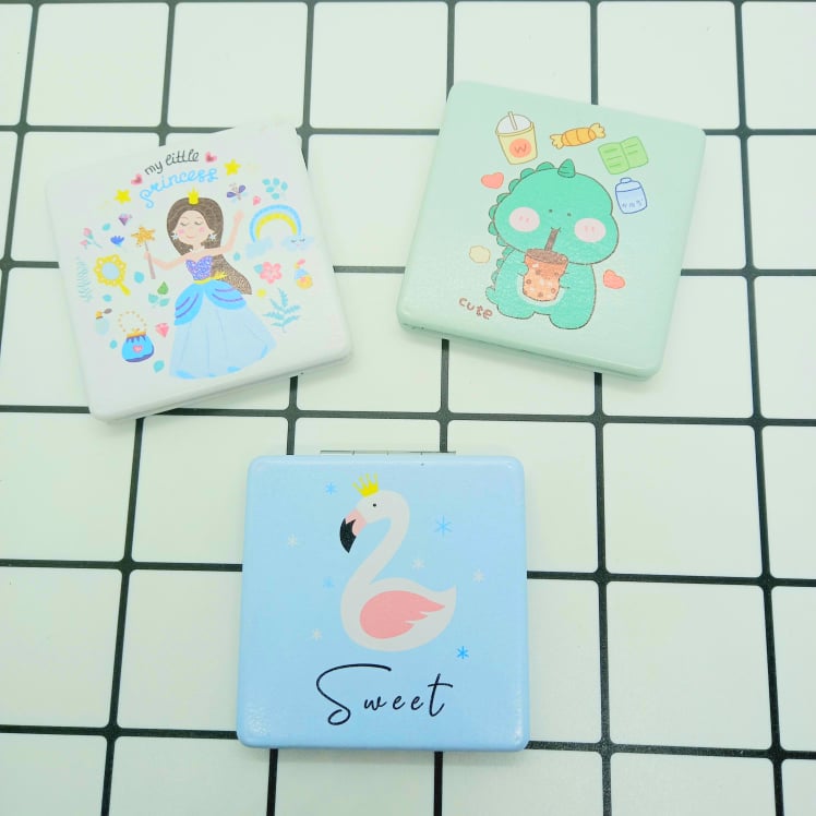 [HCM]Gương Mini 2 Mặt Bỏ Túi Nhỏ Gọn.