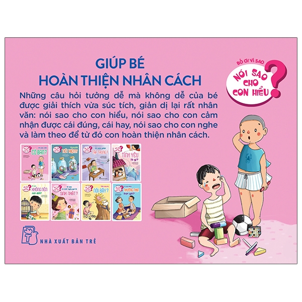 Fahasa - Bộ Sách Nói Sao Cho Con Hiểu - Giúp Bé Hoàn Thiện Nhân Cách (Bộ 8 Cuốn)