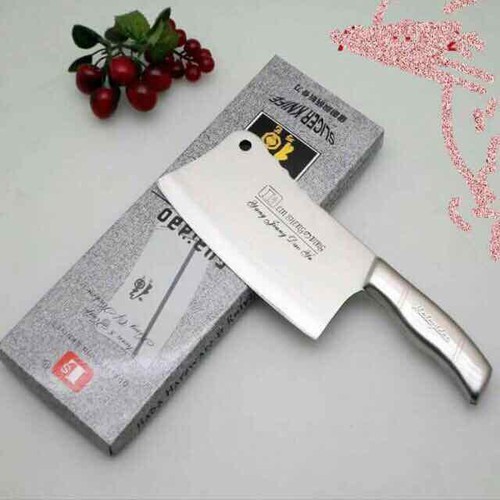 DAO CHẶT XƯƠNG LƯỠI THÉP SLICE KNIFE  LOẠI TỐT CẦM CHẮC TAY - DAO CHẶT THỊ DAO THÁI LƯỠI THÉP CỰC BÉN Dao Bếp - Dao  Chặt Thịt Thép Cao Cấp - DAO THÁI THỊT - DAO CHAT XUONG