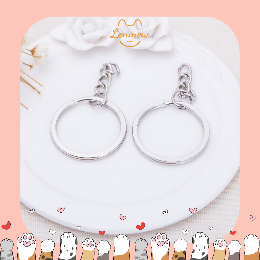 Móc Khóa Khoen Tròn Loại Tốt (Set 5 cái)