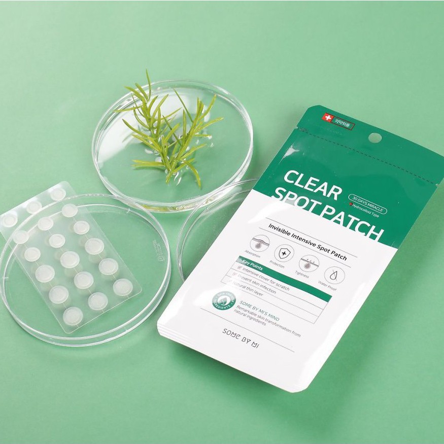 SOME BY MI - Miếng dán mụn giảm sưng mụn Clear Spot Patch gói 18 miếng