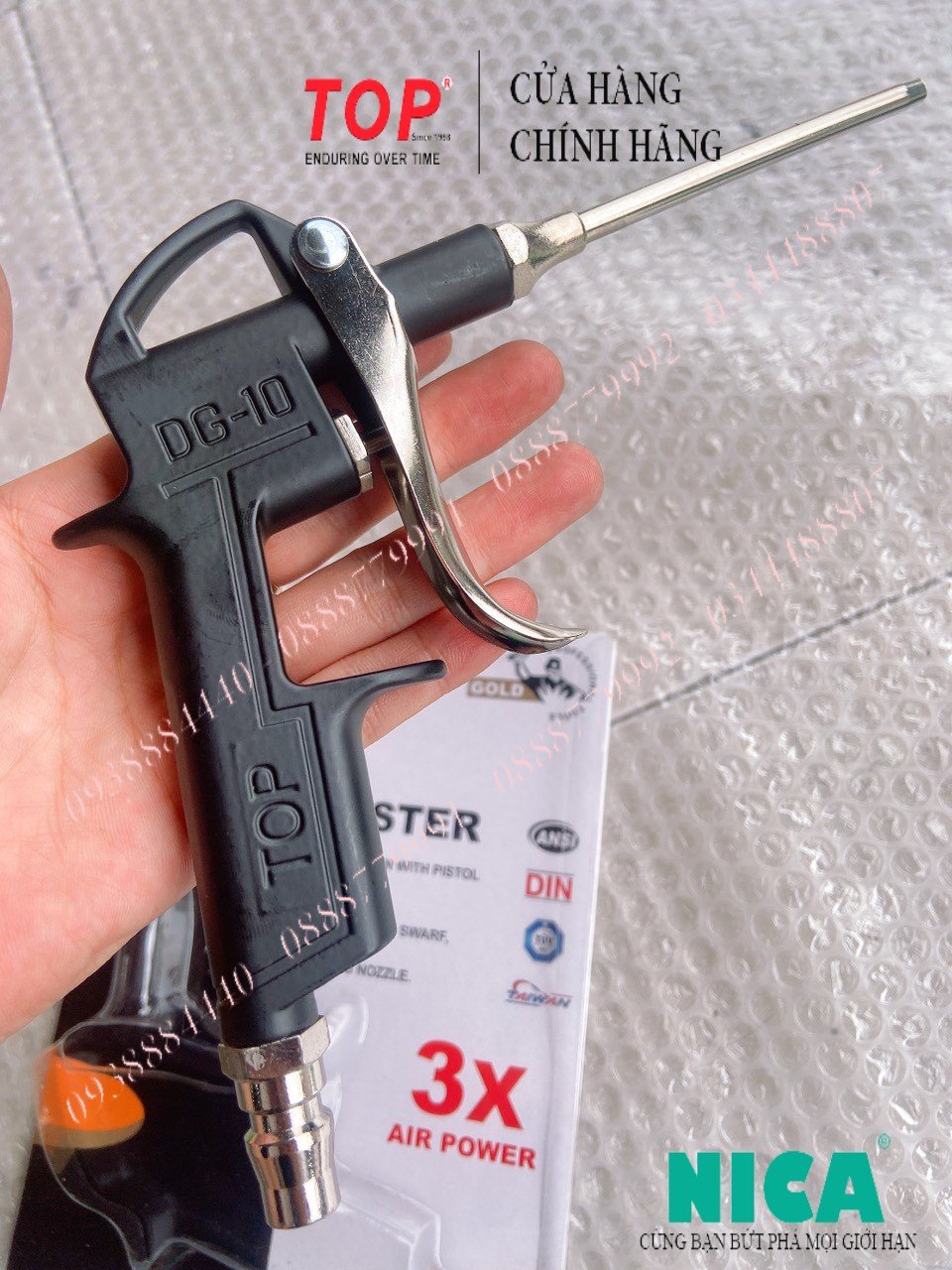 DỤNG CỤ  xịt hơi đầu dài Top - PA-754-DG-10B