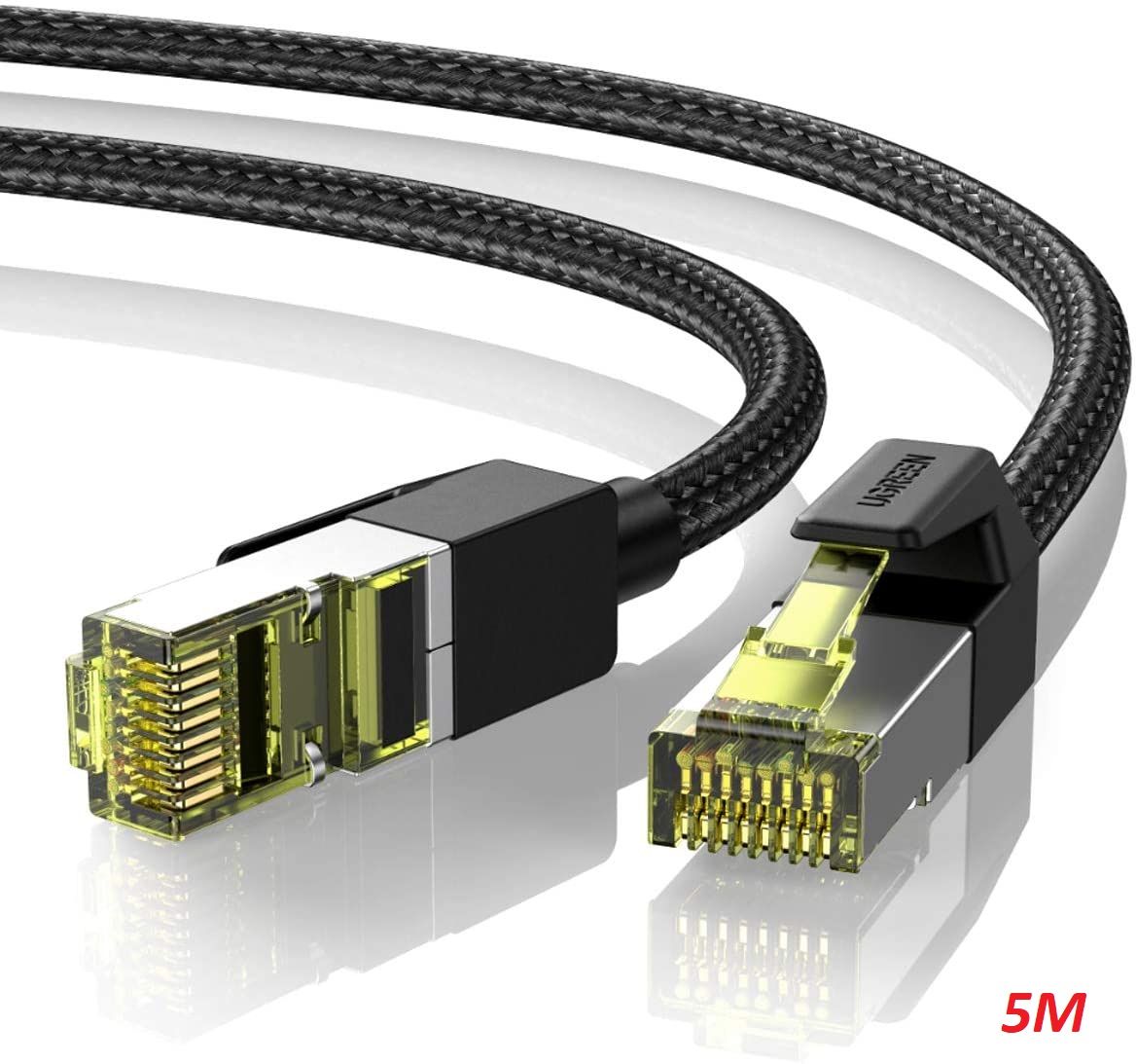 Ugreen 80425 5m cat7 od5.5mm cáp mạng truyền dữ liệu giữa các máy tính nw150