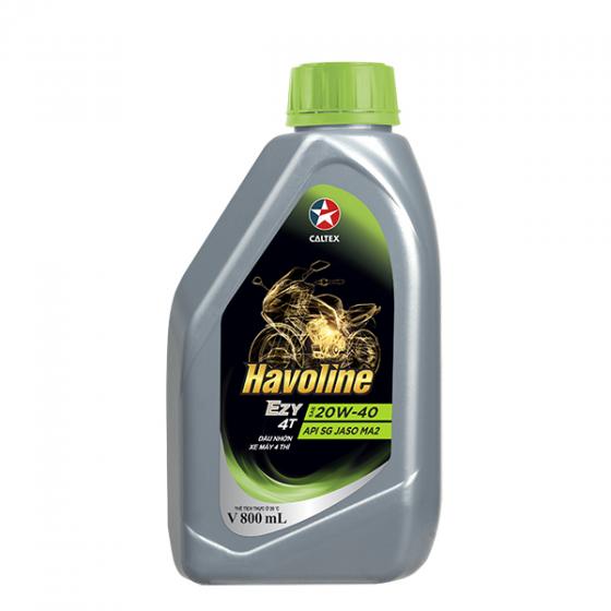 [HCM]Nhớt xe số CALTEX HAVOLINE EZY 4T 20W40 0.8L