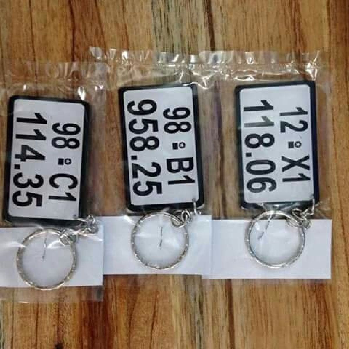 Móc Khóa In biển Số Xe