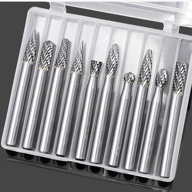 Bộ 9 mũi mài khắc hợp kim 6mm cao cấp cốt 6ly