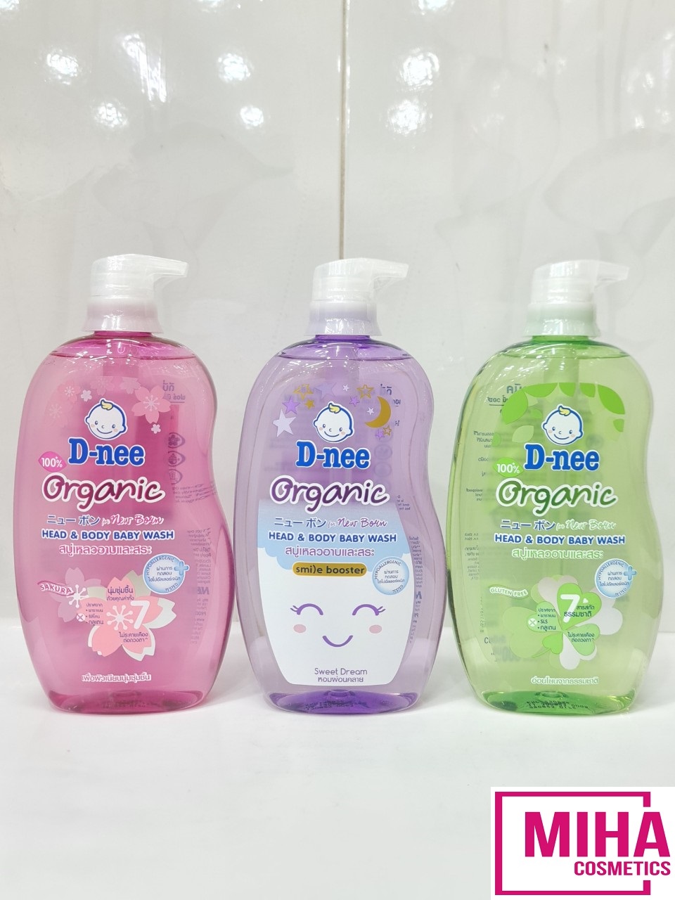 Sữa Tắm Gội Cho Bé DNEE 800ml Thái Lan