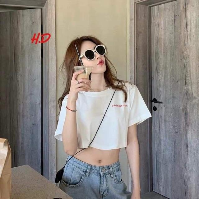 Áo croptop china ton in ngực hda0719