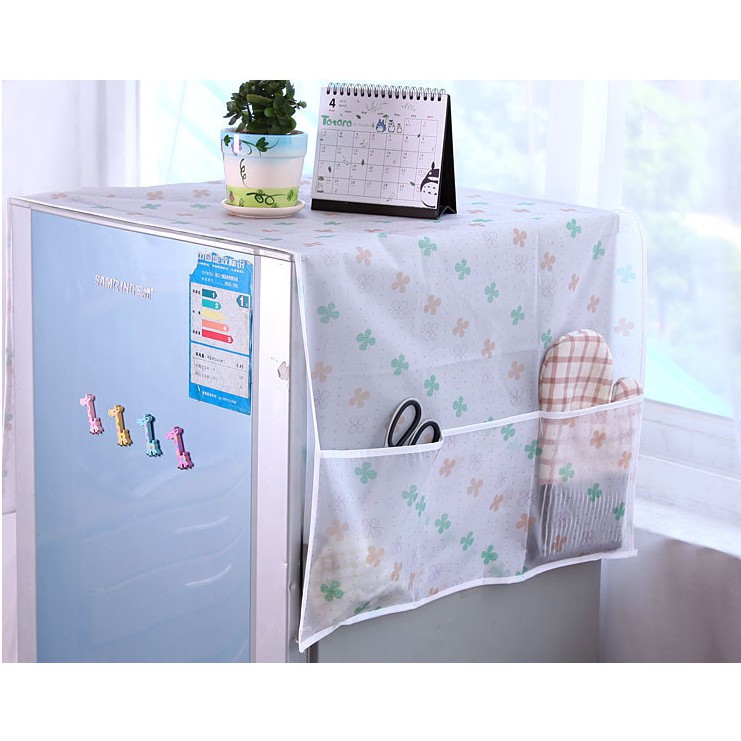[HCM]Combo 2 Tấm phủ tủ lạnh chống thấm bền đẹp