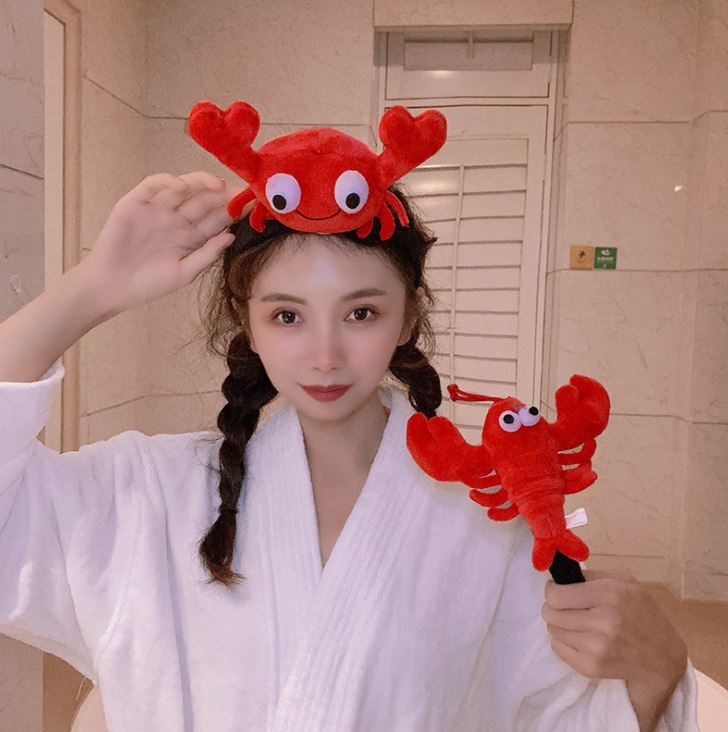 Băng Đô, Bờm Cài Tóc Mix Tôm Cua Siêu Cute