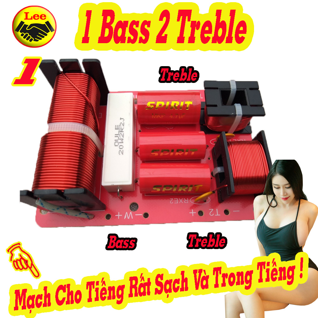 Mạch phân tần 3 loa - 1 bass 2 treble - giá 1 mạch loa ktv211