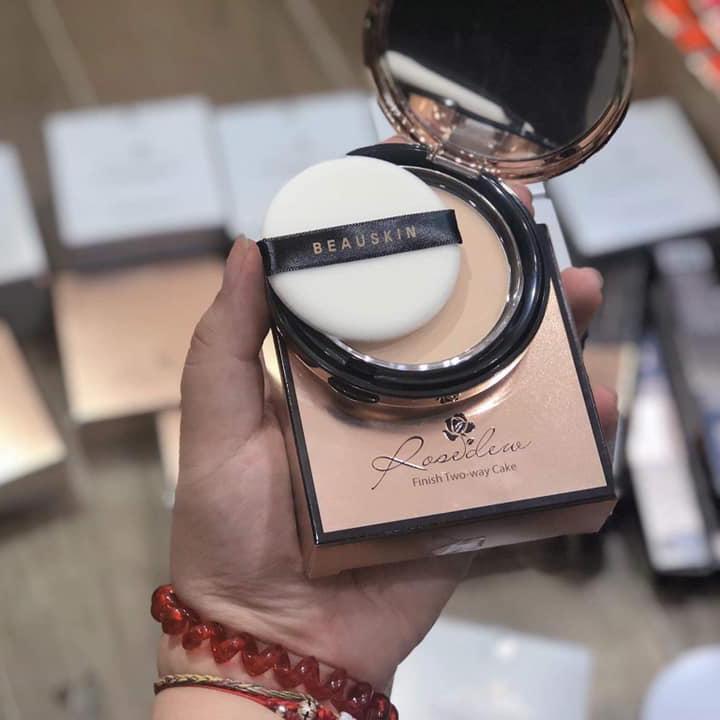 Phấn phủ che phủ hoàn hảo Beauskin Rosedew Hàn Quốc 12g.