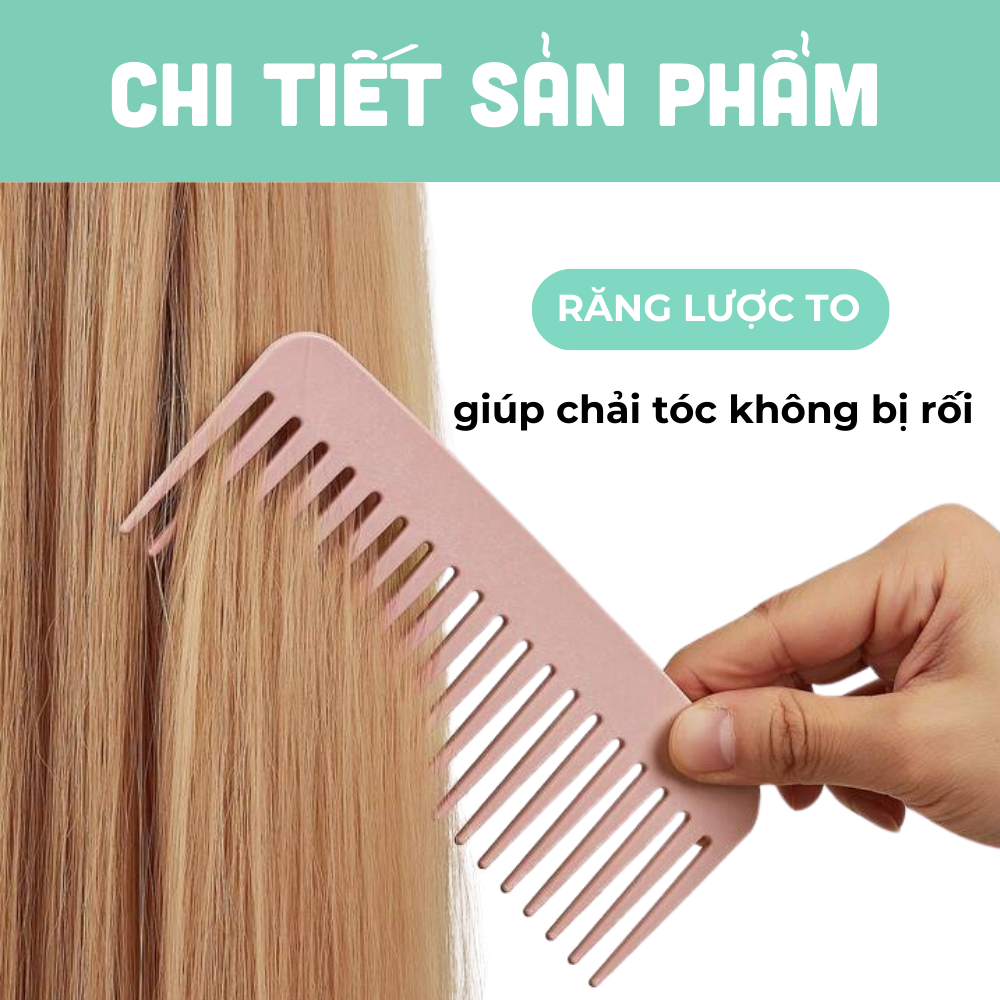 Combo Lược Gỡ Rối Và Lược Massage Da Đầu BEBECHIC
