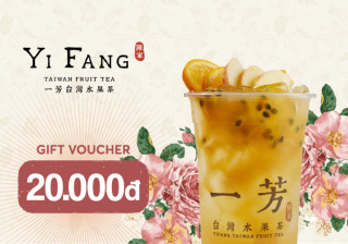Phiếu quà tặng YiFang Tea 20K thumbnail