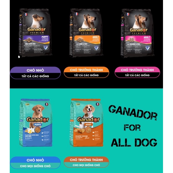 [ 400Gr Zin ] Hạt Ganador Cho Chó 🐕