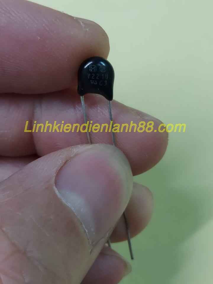 Tụ bảo vệ quá áp 100v , 110v v221u 6mm nhật mới chính hãng pana 100% !