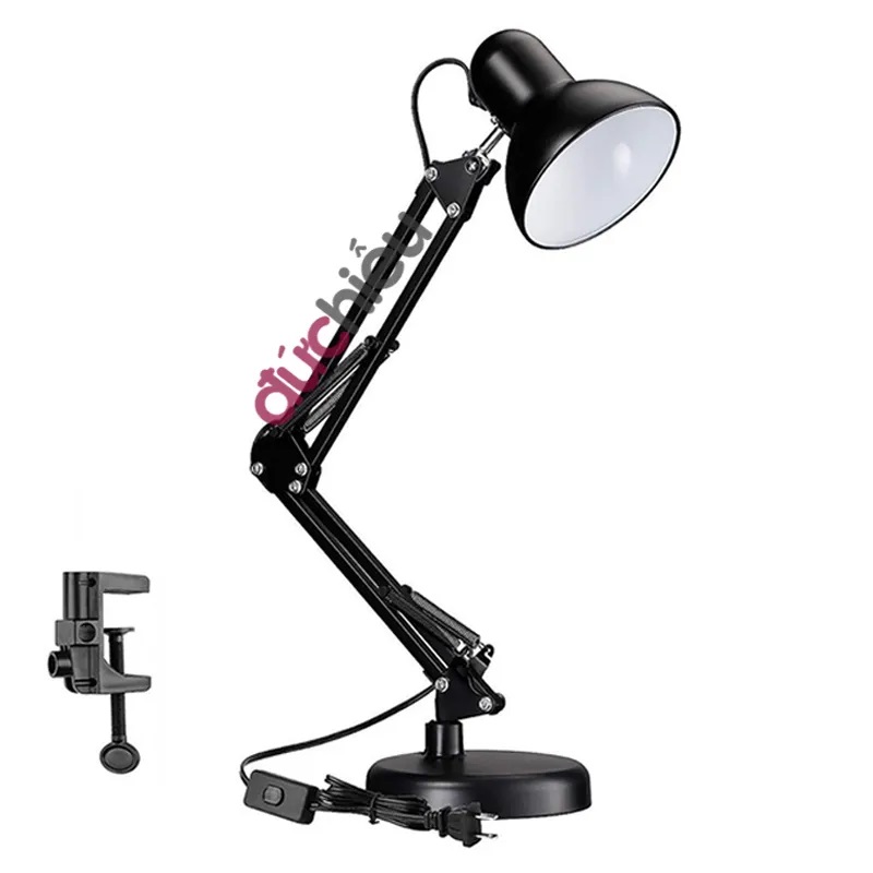 Đèn học để bàn HM-1003 sơn tĩnh điện, đèn bàn học sinh, đèn bàn