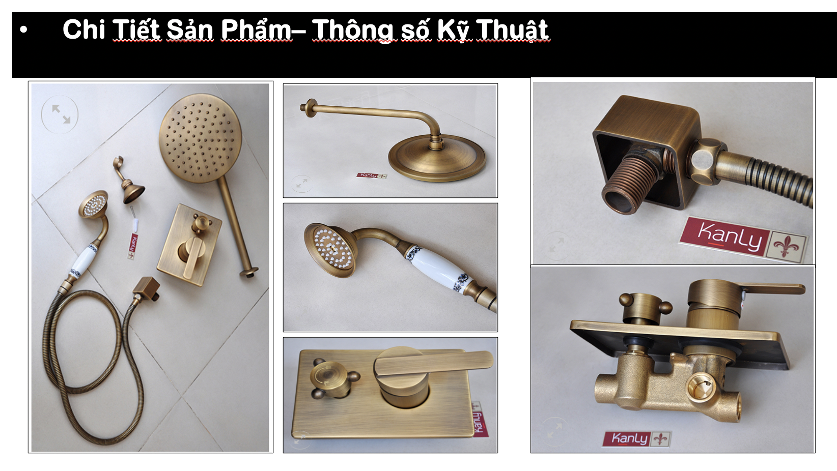 Sen tắm âm tường cổ điển [ BH chính hãng ]