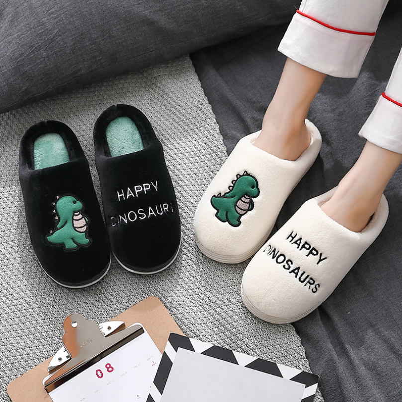 Dép bông khủng long nhỏ DinoSaurs dễ thương ấm áp mẫu mới về giá rẻ