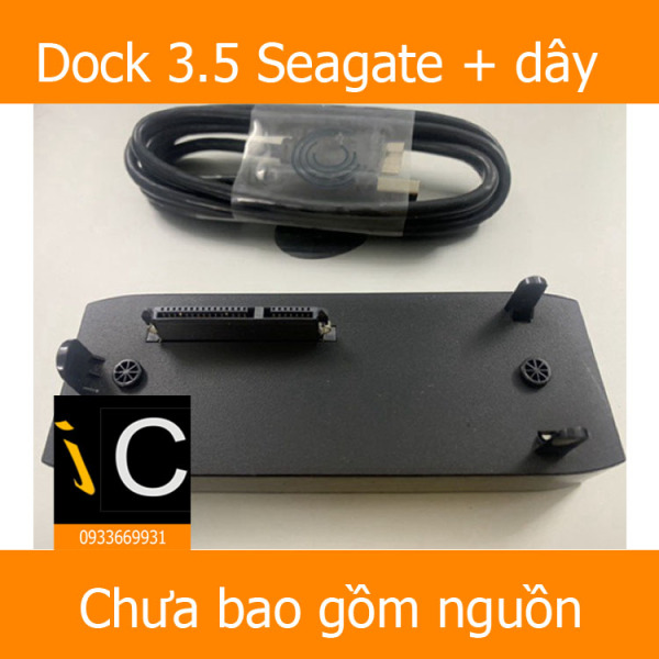 Dock ổ cứng Seagate 3.5 sata dock và dây chưa bao gồm nguồn