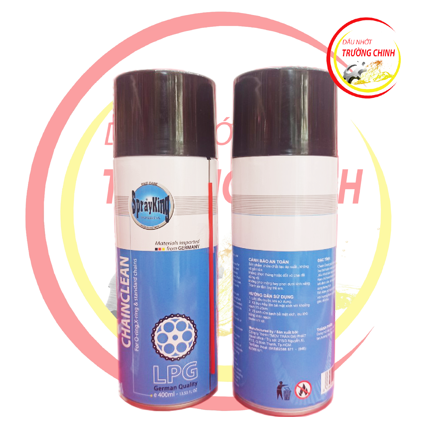 Chai rửa sên, vệ sinh sên Sprayking Chain clean 400ML